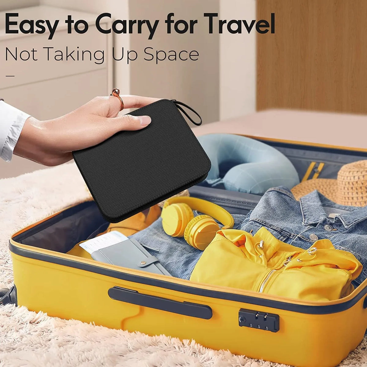 Portable Travel Sewing Kit with Storage Box