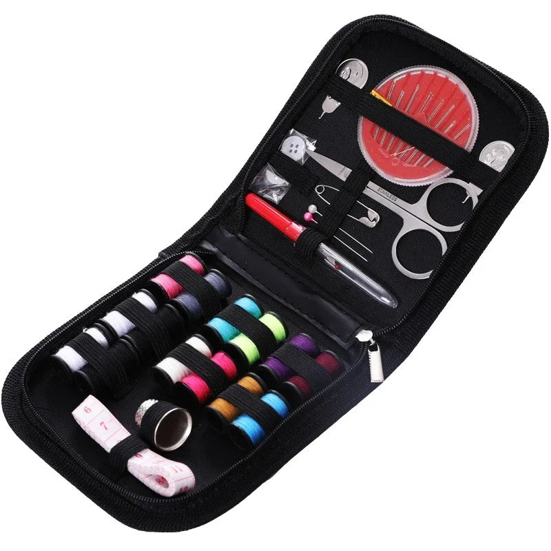 Portable Travel Sewing Kit with Storage Box