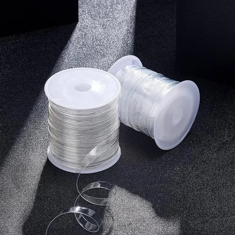Clear Elastic Strap, 2 Rolls