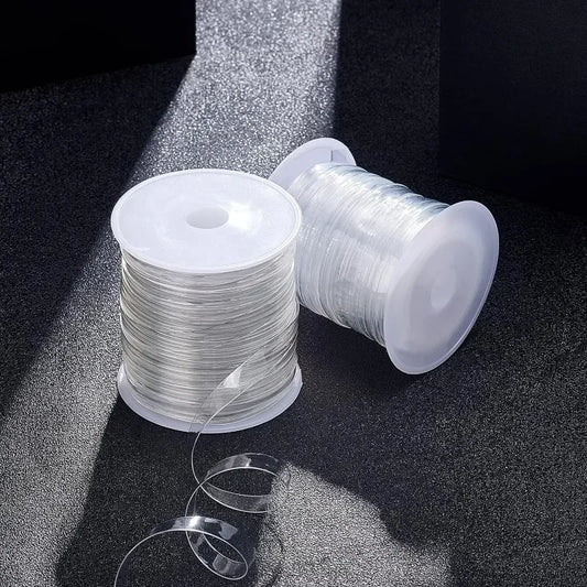 Clear Elastic Strap, 2 Rolls