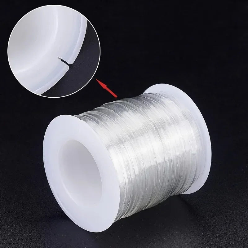 Clear Elastic Strap, 2 Rolls