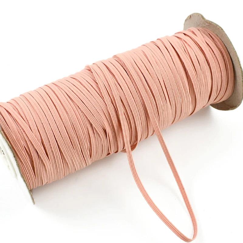Nude 6mm Flat Elastic Rope