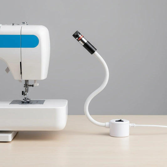 Magnetic Sewing Laser Guide with Crosshair Light – for Straight Stitching & Machine Quilting (3 in-One)