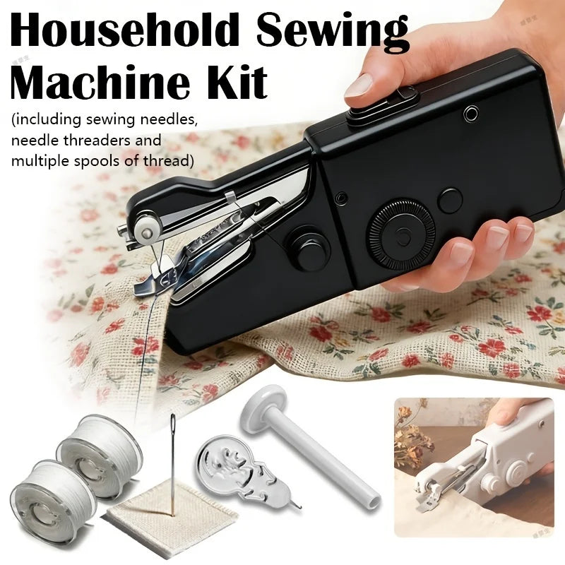 Portable Handheld Sewing Kit – Battery Powered