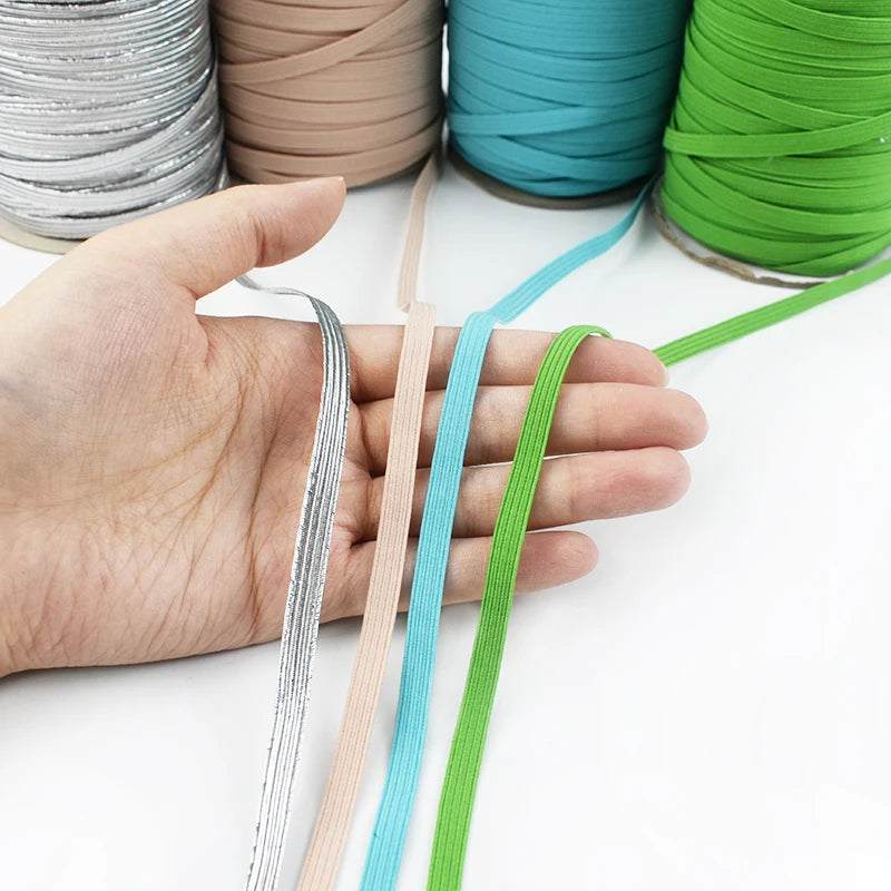 Nude 6mm Flat Elastic Rope