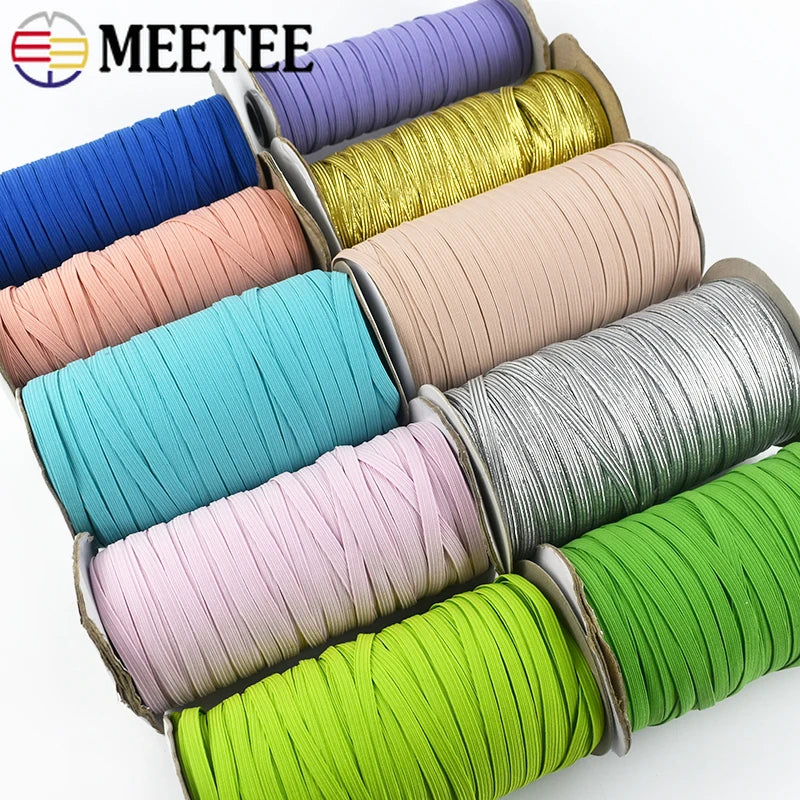 Nude 6mm Flat Elastic Rope