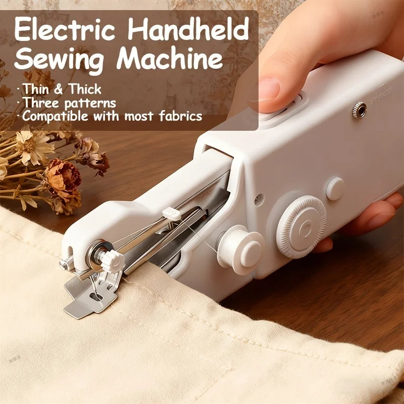 Portable Handheld Sewing Kit – Battery Powered