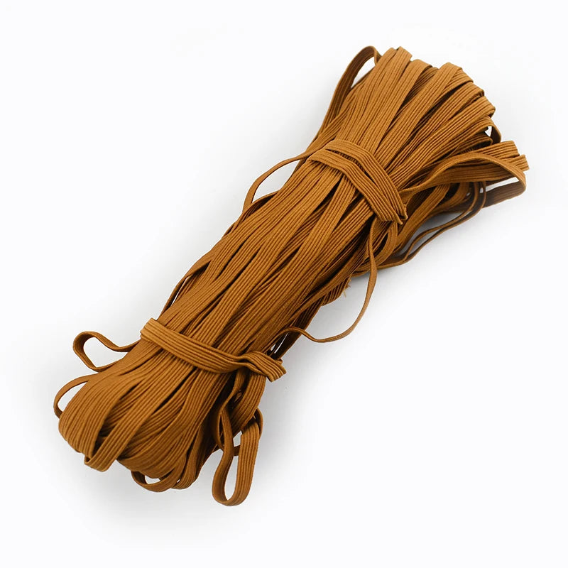Nude 6mm Flat Elastic Rope