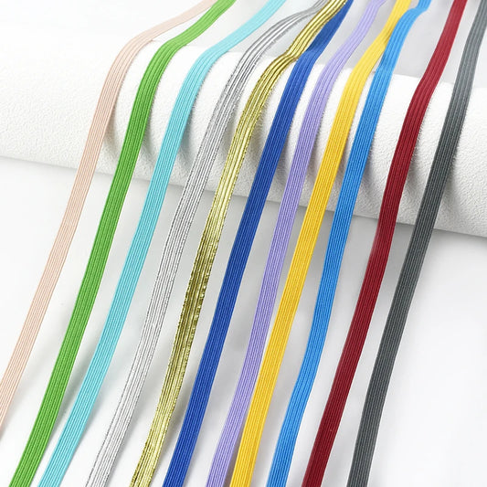 Nude 6mm Flat Elastic Rope