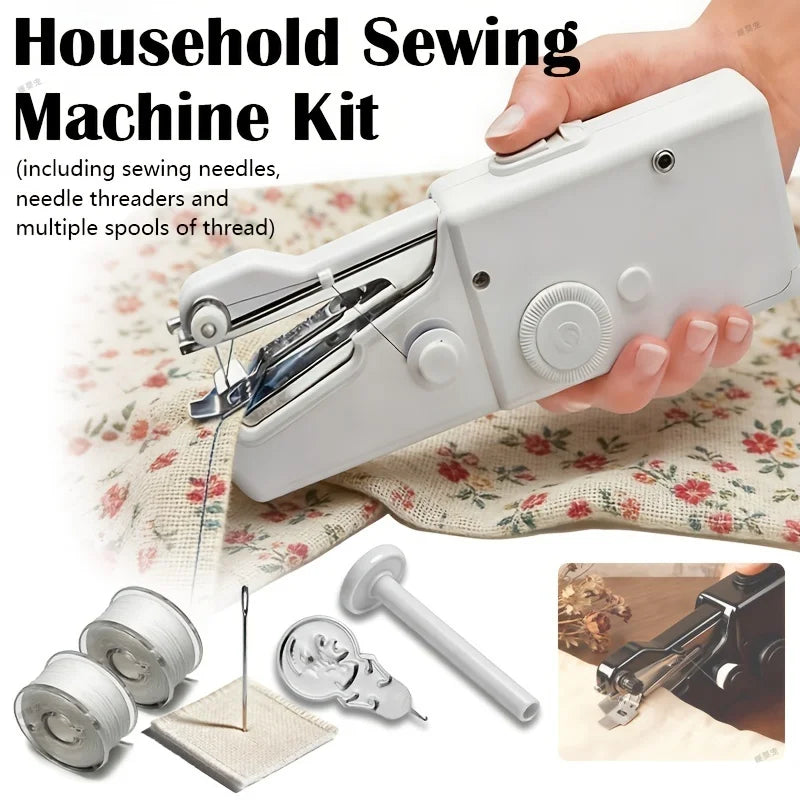 Portable Handheld Sewing Kit – Battery Powered